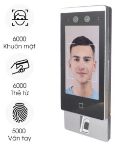 Thiết bị kiểm soát vào ra – máy chấm công nhận diện khuôn mặt, vân tay, thẻ từ HIKVISION DS-K1T671MF
