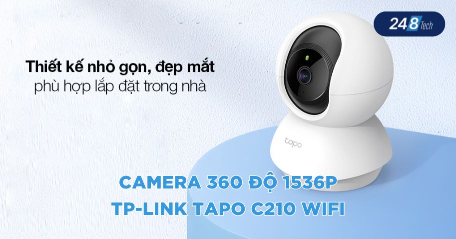 Camera 360 Độ 1536P TP-Link Tapo C210 Wifi