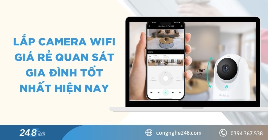 Lắp Camera Wifi giá rẻ quan sát