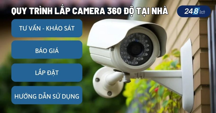 Quy trình lắp camera 360 độ tại nhà tại Công nghệ 248