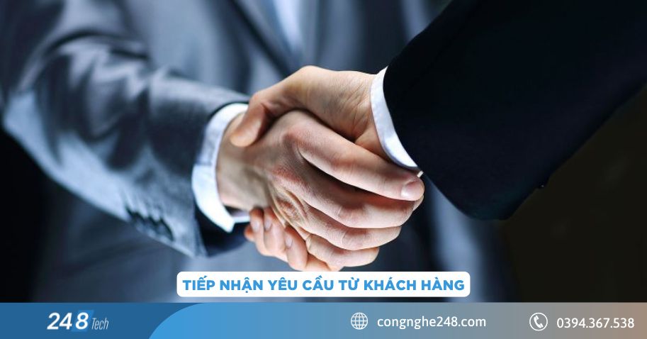 Dịch vụ lắp đặt camera văn phòng uy tín tại Hà Nội 8 Tiếp nhận yêu cầu từ khách hàng