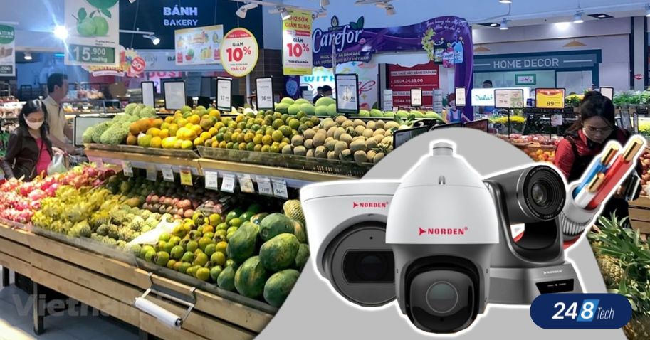 Chọn camera cho siêu thị 500m²