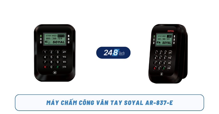 Máy chấm công vân tay Soyal AR-837-E