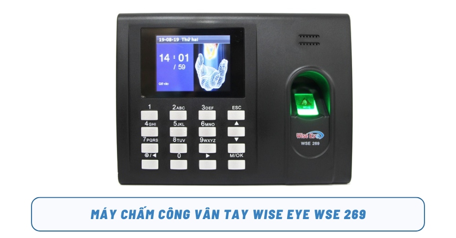Máy chấm công vân tay Wise Eye WSE 269