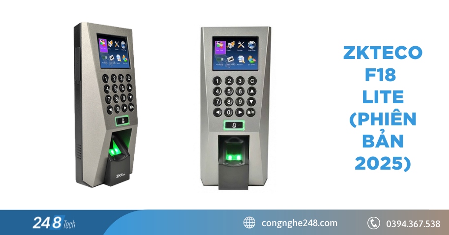 ZKTeco F18 Lite (Phiên bản 2025)