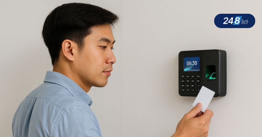 Cách sử dụng máy chấm công vân tay