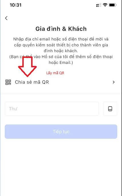 Cách chia sẻ tài khoản camera Ezviz cho người thân đơn giản, an toàn 5 Lấy mã QR , lưu lại để chia sẻ cho thiết bị cần chia sẻ