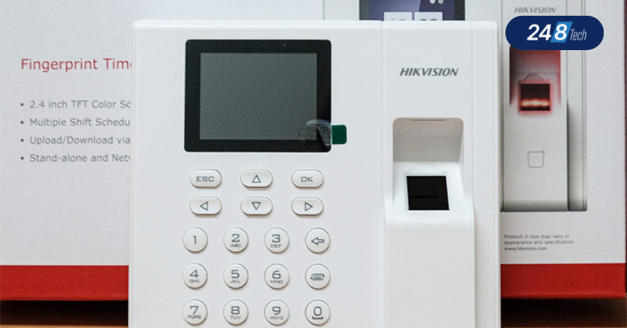 Top 12+ máy chấm công online hiệu quả cho doanh nghiệp 2026 5 Máy chấm công bằng vân tay Hikvision