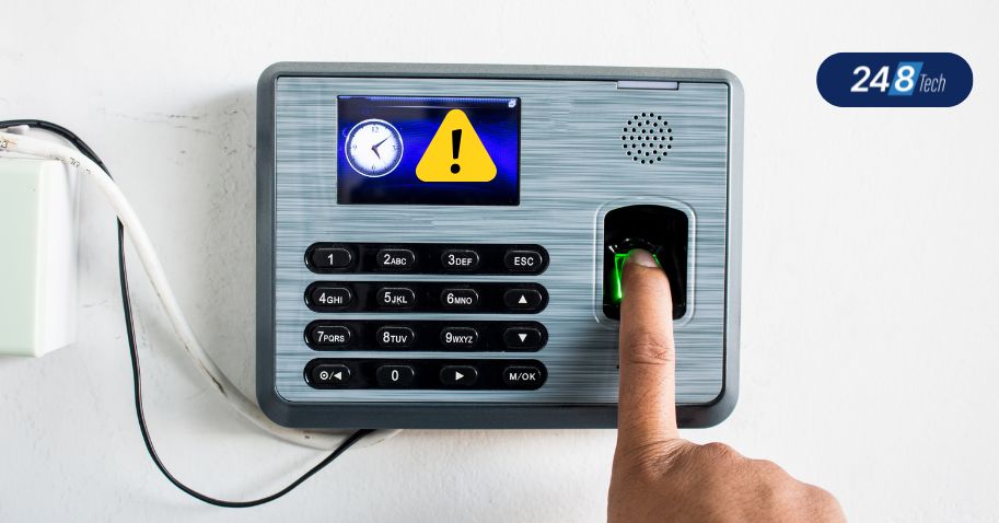 Máy chấm công bị lỗi