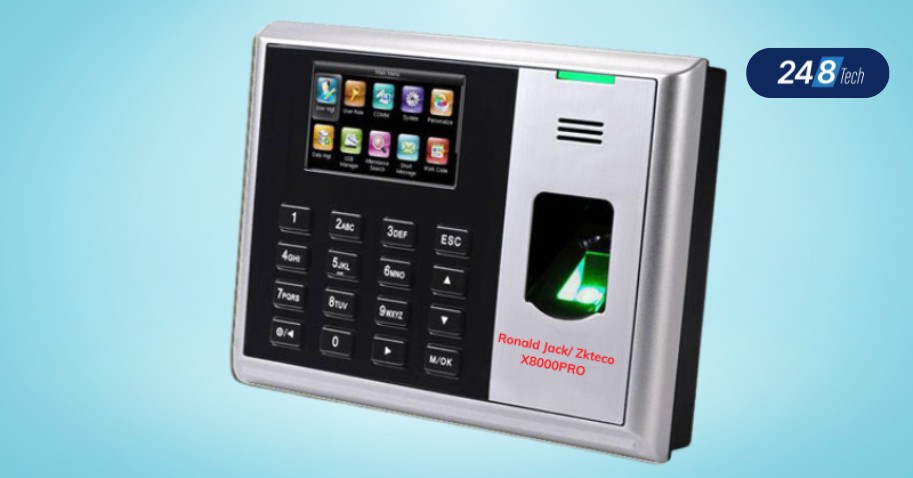 Máy chấm công vân tay mở cửa wifi Ronald Jack/ Zkteco X8000PRO