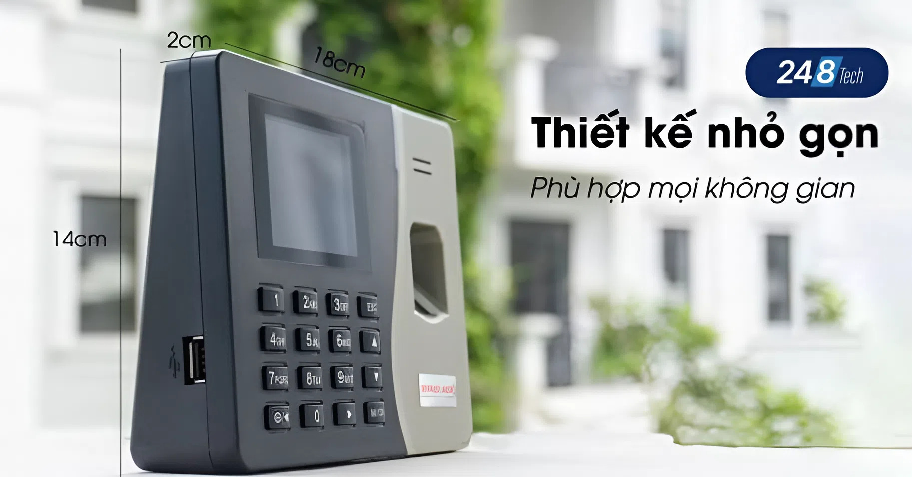 Máy vân tay mở cửa thẻ Ronald Jack K20
