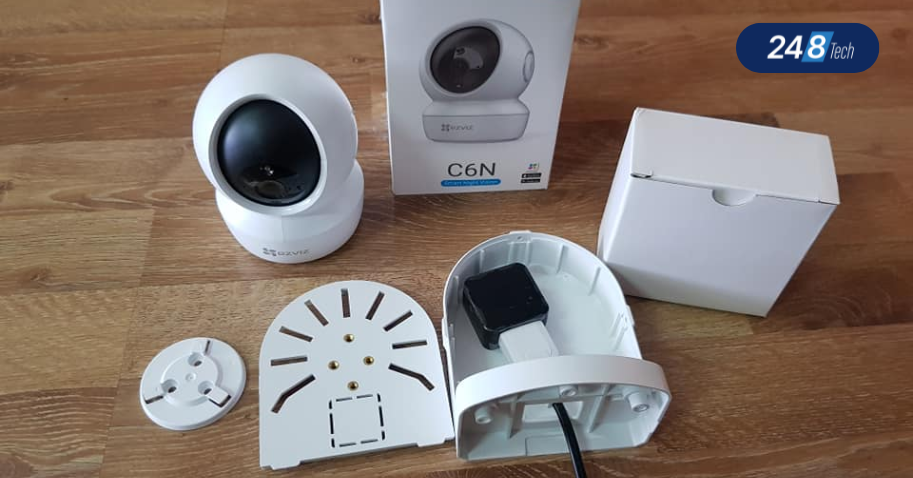 Chân đế camera là gì? TOP 5 loại đế lắp camera phổ biến năm 2026 4 Chân đế camera xoay 360