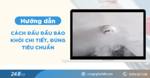 Cách đấu đầu báo khói