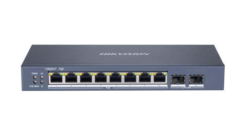 Switch mạng thông minh 8 cổng PoE Gigabit HIKVISION DS-3E1510P-SI