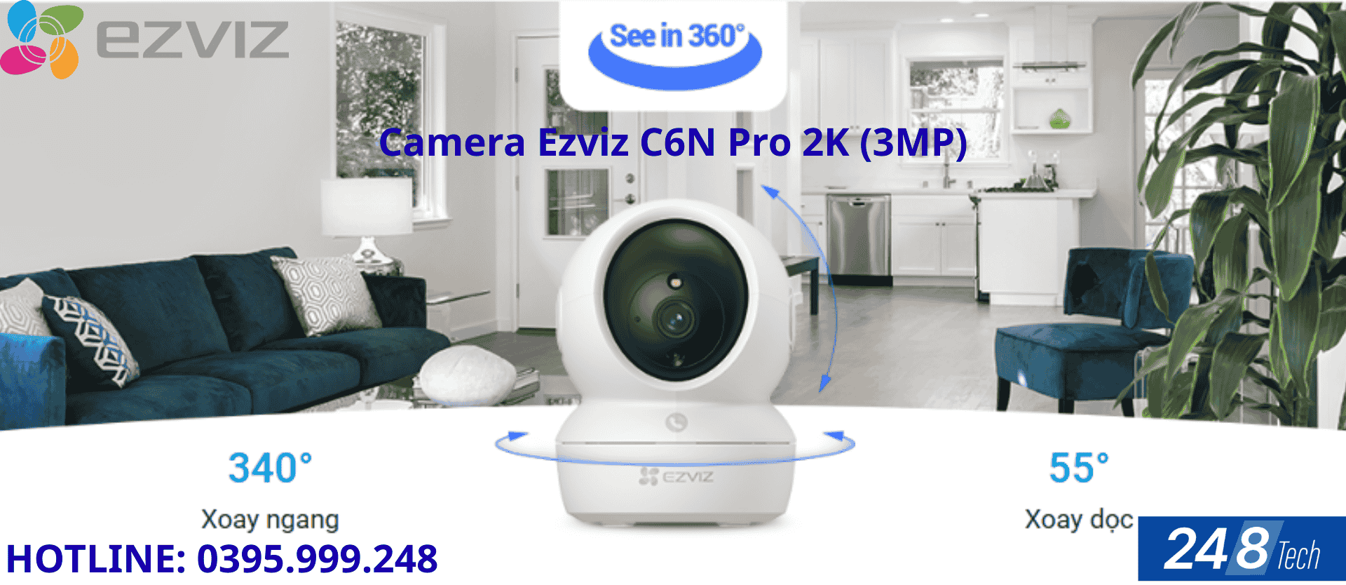Camera Ezviz C6N Pro 2K (3MP)