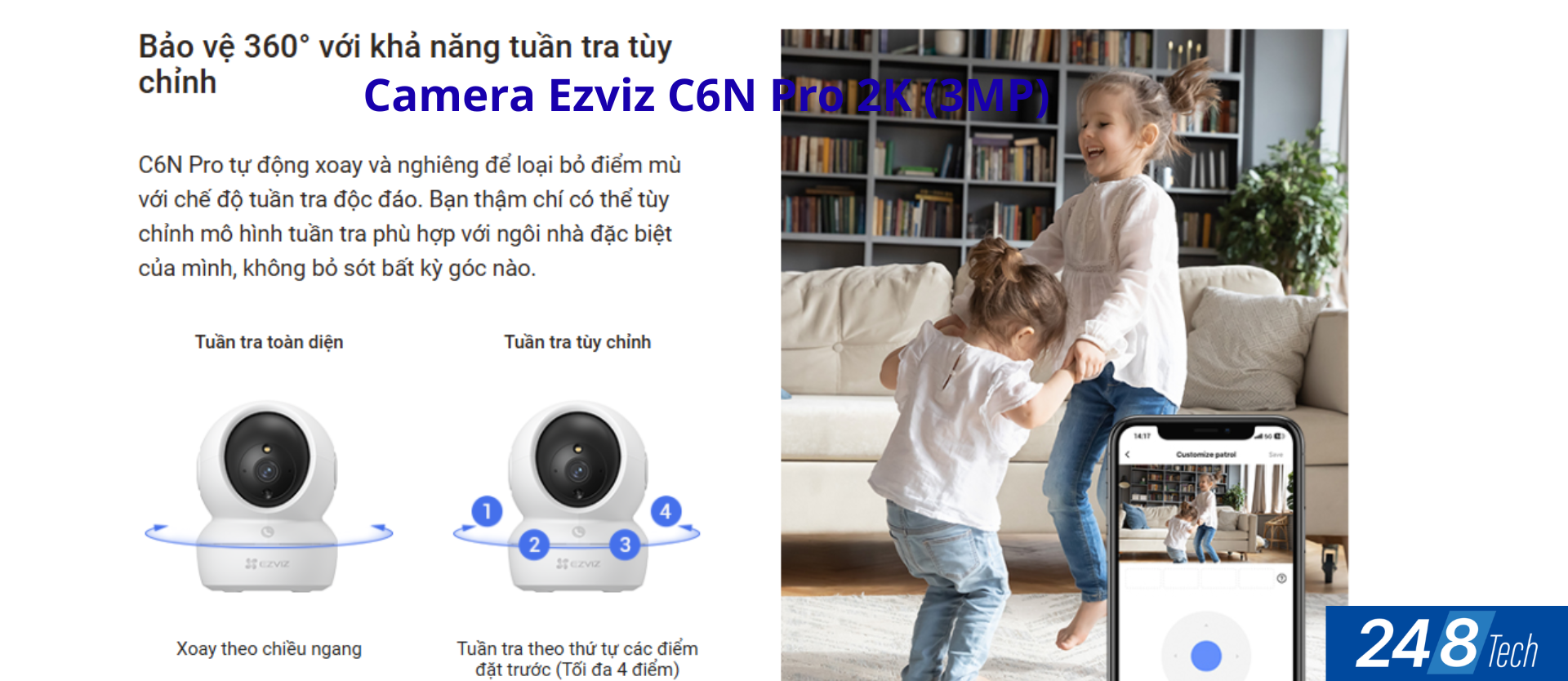 Camera Ezviz C6N Pro 2K (3MP)