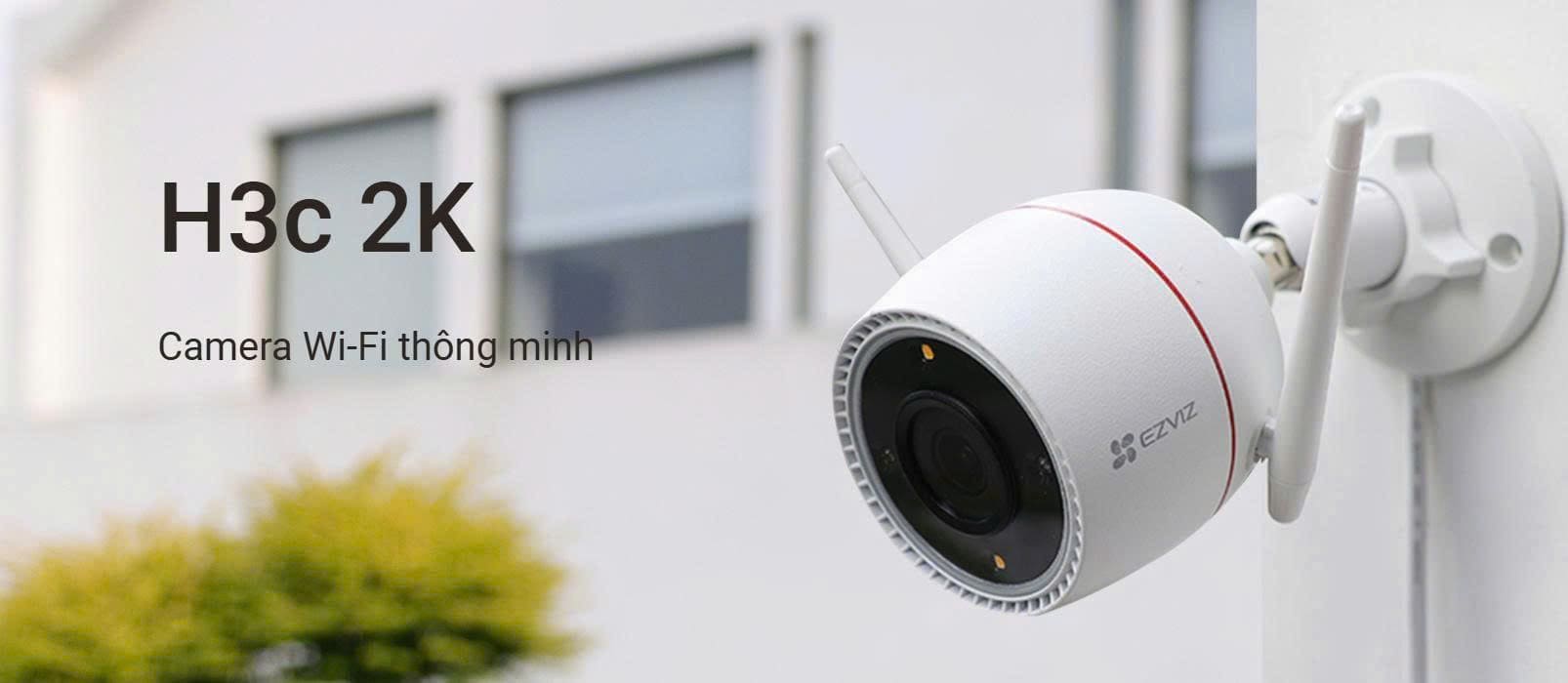Camera WiFi Ngoài Trời 3MP EZVIZ H3C 2K