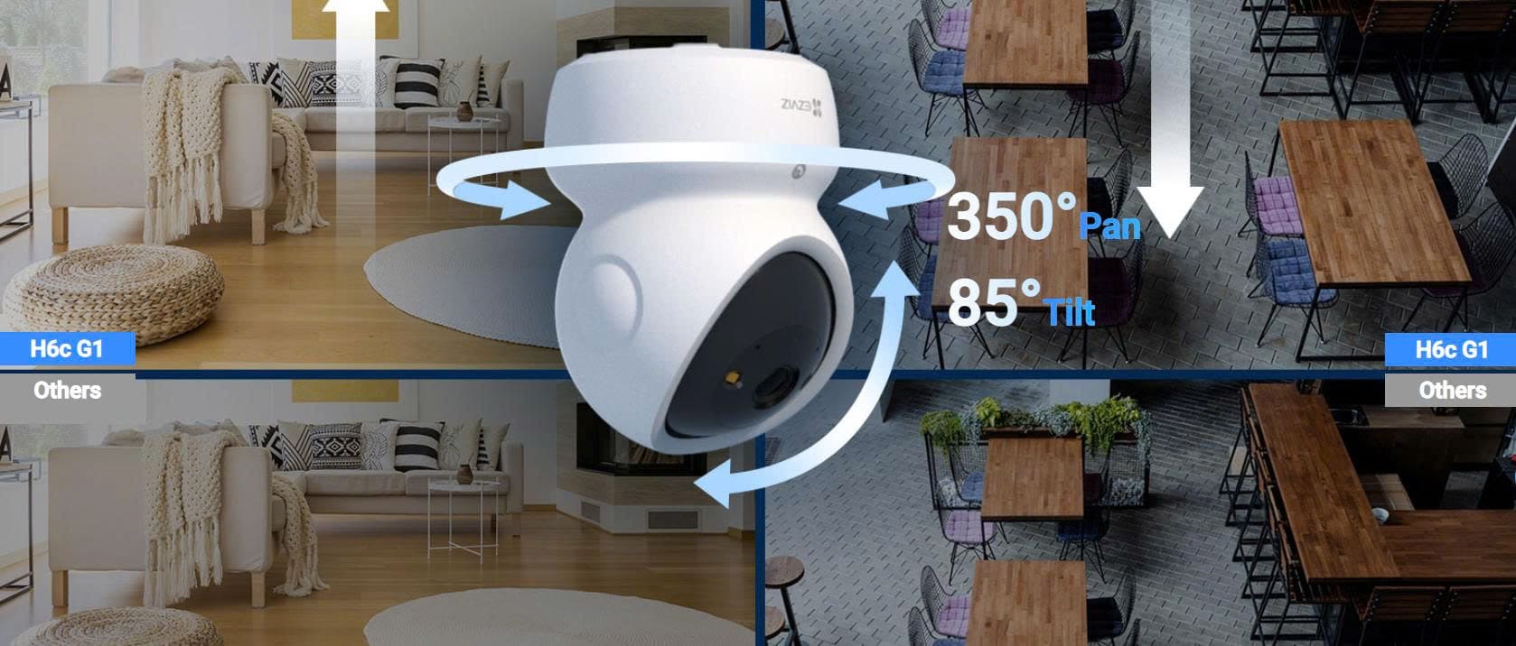 Camera trong nhà EZVIZ H6C G1 4K