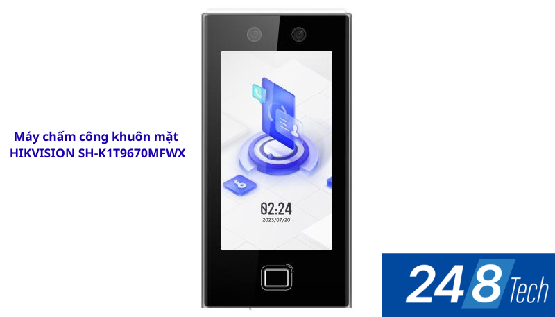Máy chấm công khuôn mặt HIKVISION SH-K1T9670MFWX