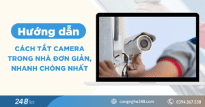 Cách tắt camera