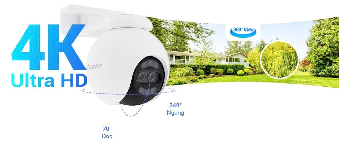 Camera Ngoài Trời EZVIZ H80X (8MP)