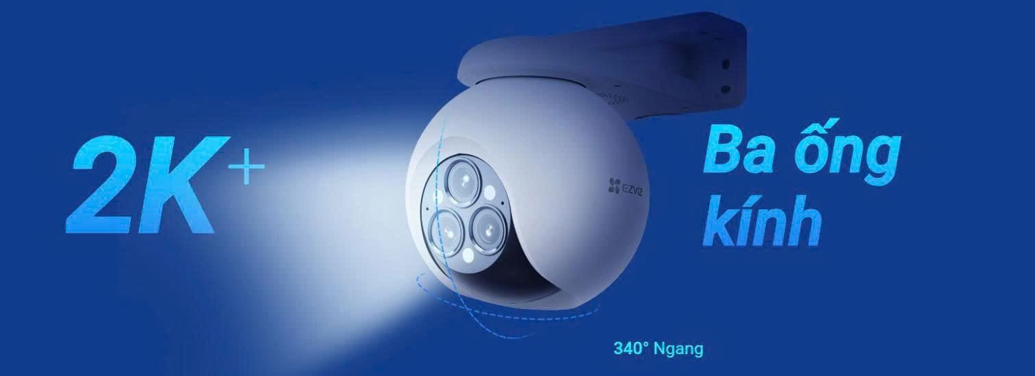 Camera WiFi EZVIZ H80F 2K 4MP 2 Camera WiFi EZVIZ H80F 2K 4MP