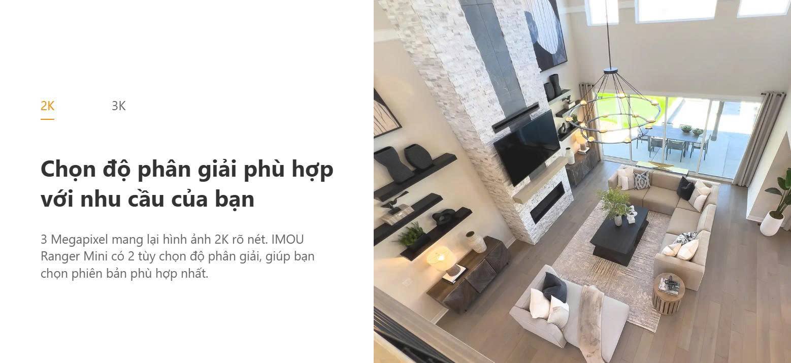 Camera WiFi IMOU IPC-K2MP-3H1WE