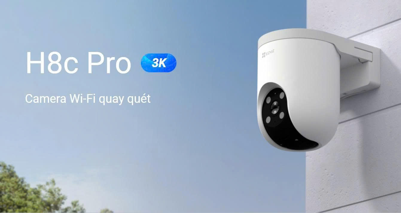 Camera WiFi quay quét EZVIZ H8C Pro 3K 5MP 1 Camera WiFi quay quét EZVIZ H8C Pro 3K 5MP