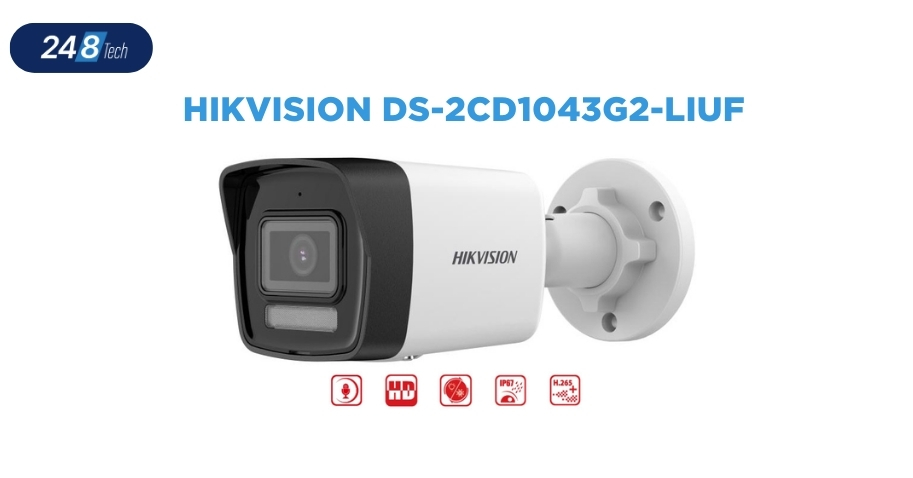 Camera PTZ Hikvision là gì? TOP 5 Camera PTZ chất lượng 2026 4 Camera HIKVISION DS-2CD1043G2-LIUF
