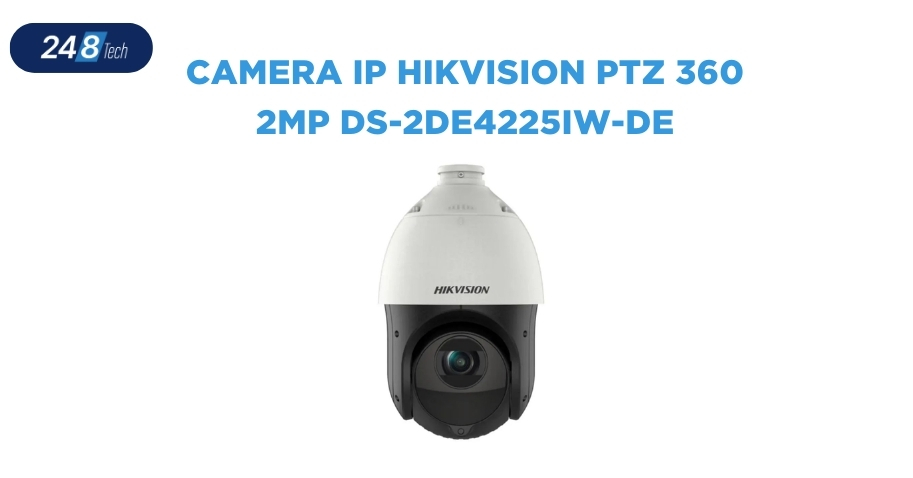 Camera PTZ Hikvision là gì? TOP 5 Camera PTZ chất lượng 2026 7 Camera IP HIKVISION PTZ 360 2MP DS-2DE4225IW-DE