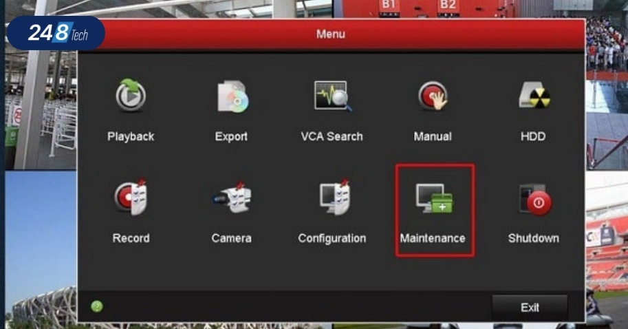 6 cách reset camera Hikvision tại nhà khi quên mật khẩu 4 Reset camera IP Hikvision bằng đầu ghi hình