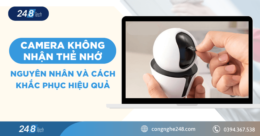 Camera không nhận thẻ nhớ