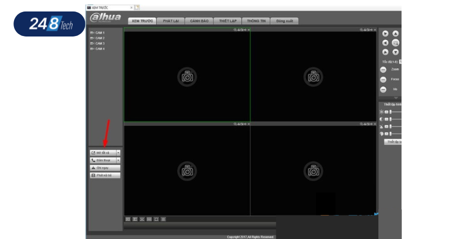Lắp đặt camera PTZ dahua trên máy tính - 3