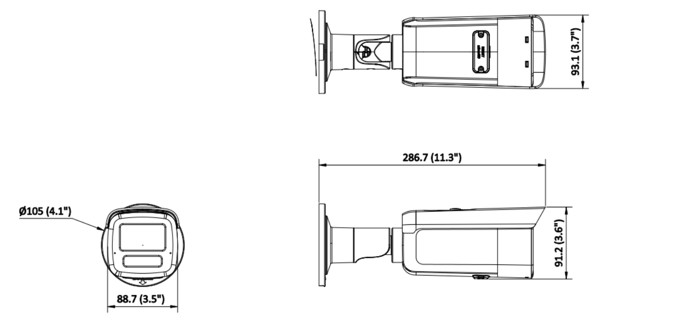 Camera 4MP Hikvision DS-2CD2T43G2-4LI2UHUN