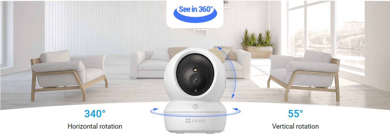 Camera WiFi EZVIZ H6C Pro 3K 5MP 1 Camera WiFi EZVIZ H6C Pro 3K 5MP
