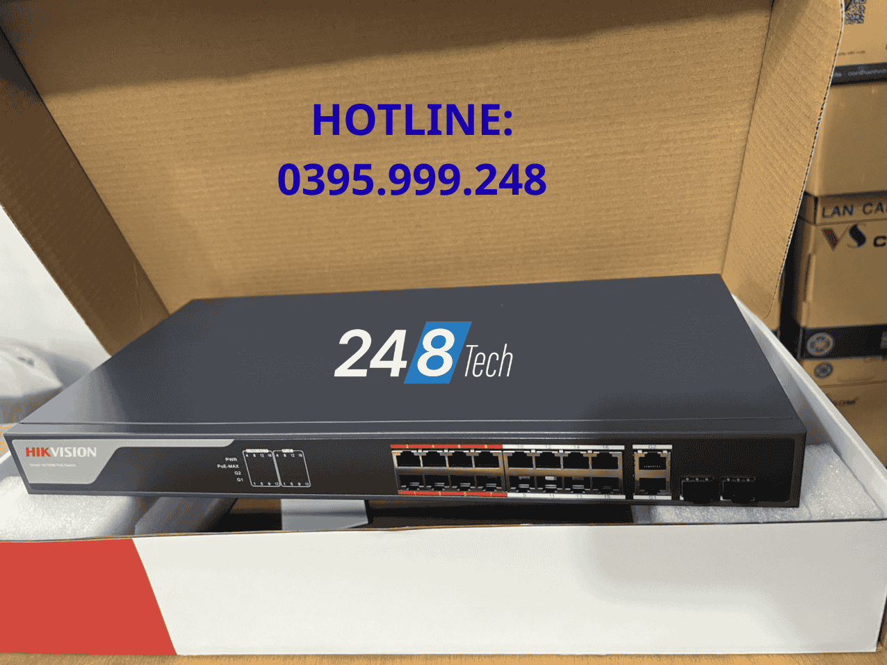 Switch 16 cổng PoE DS-3E1318P-EI/M