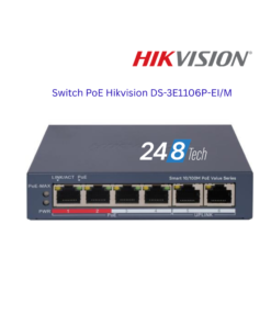 Switch PoE Hikvision DS-3E1106P-EI/M