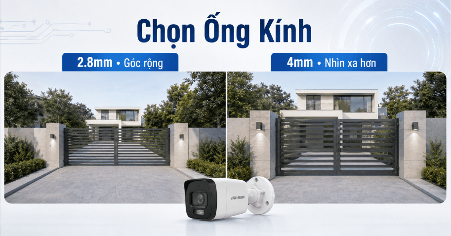 So sánh góc nhìn 2.8mm và 4mm của DS-2CD1043G2-LIU