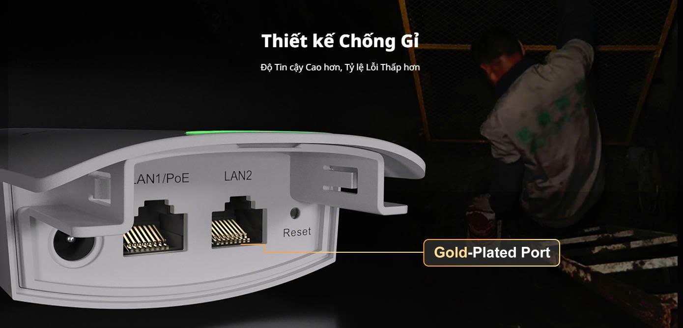 Bộ bắn điểm Wifi Reyee RG-EST100-E (1 cặp)