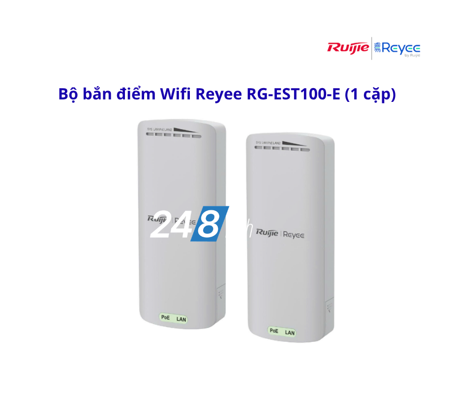 Bộ bắn điểm Wifi Reyee RG-EST100-E (1 cặp)