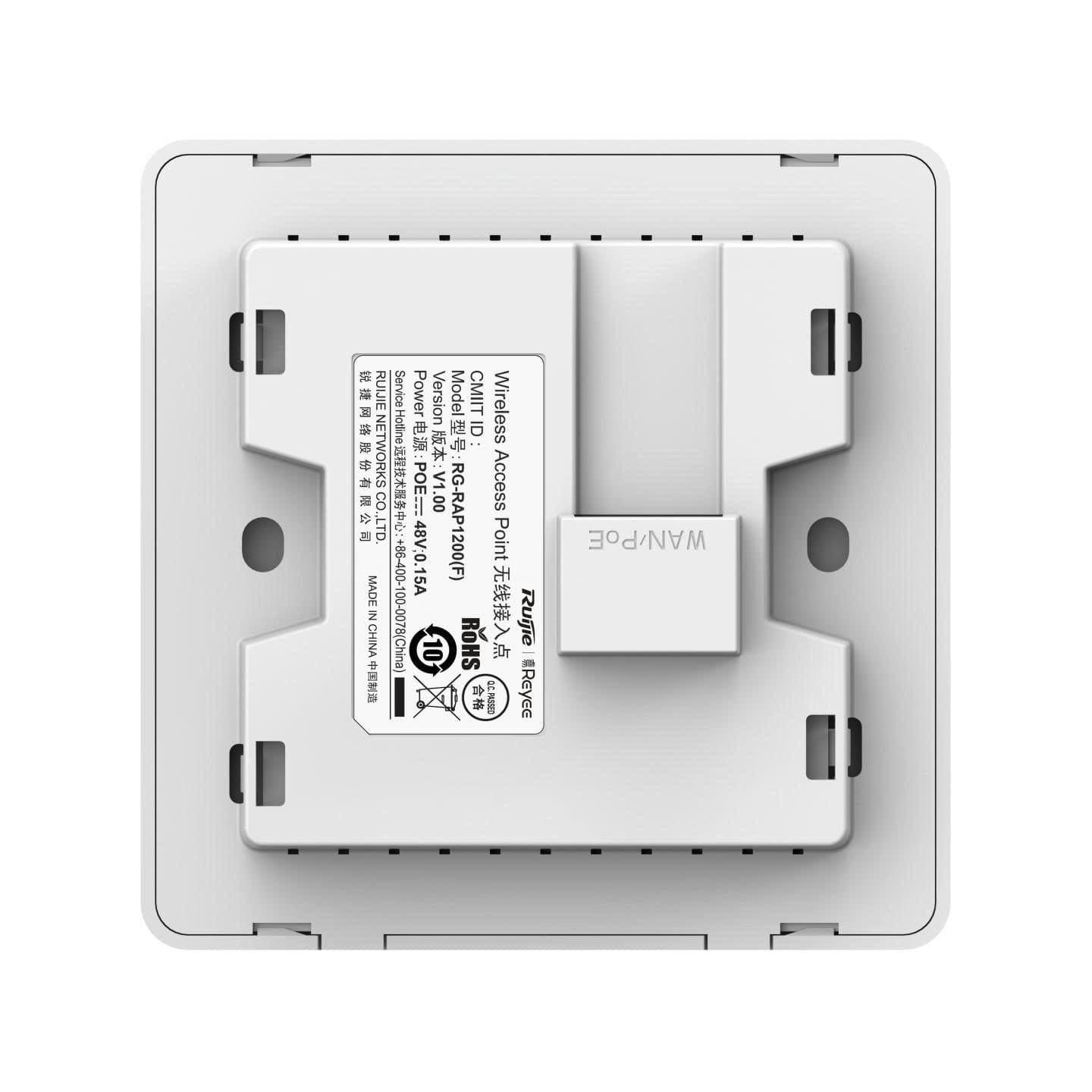 Bộ phát WiFi âm tường Reyee RG-RAP1200(F)