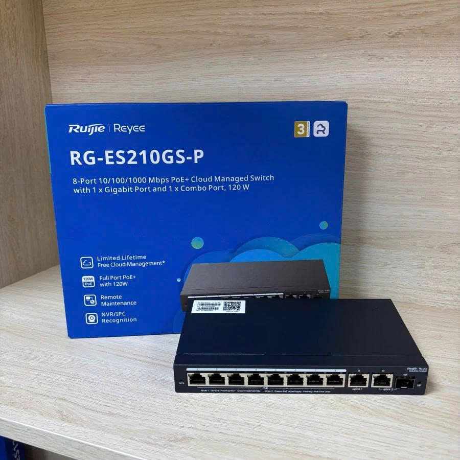 Switch 10 Cổng RUIJIE REYEE RG-ES210GS-P