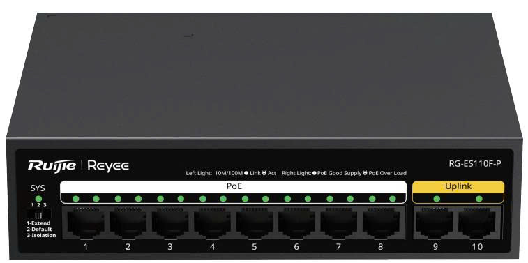 Switch 10 cổng RUIJIE REEYE RG-ES110F-P 3 Switch 10 cổng RUIJIE REEYE RG-ES110F-P