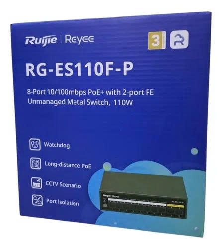 Switch 10 cổng RUIJIE REEYE RG-ES110F-P 1 Switch 10 cổng RUIJIE REEYE RG-ES110F-P