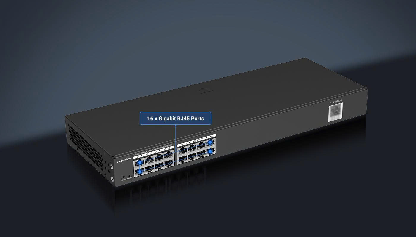 Switch 16 Cổng RUIJIE REYEE RG-ES216GC-V2 1 Switch 16 Cổng RUIJIE REYEE RG-ES216GC-V2