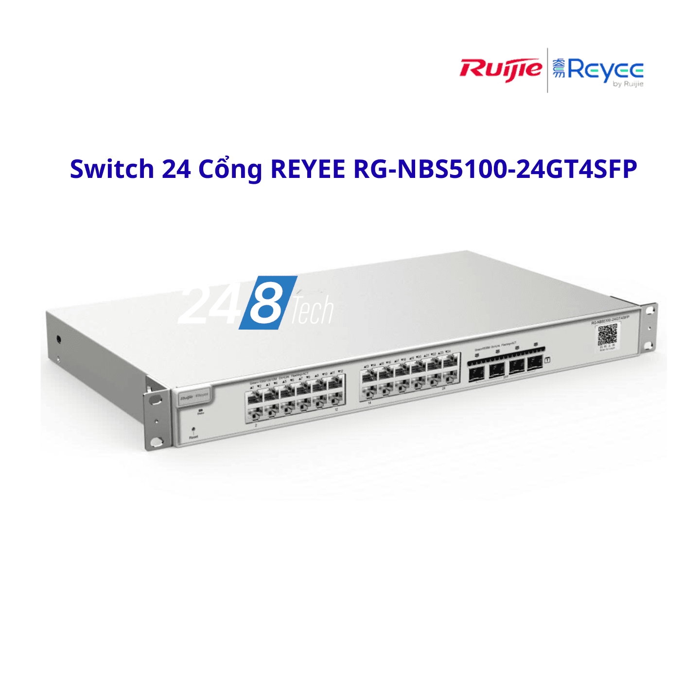 Switch 24 Cổng REYEE RG-NBS5100-24GT4SFP (2) Switch 24 Cổng REYEE RG-NBS5100-24GT4SFP