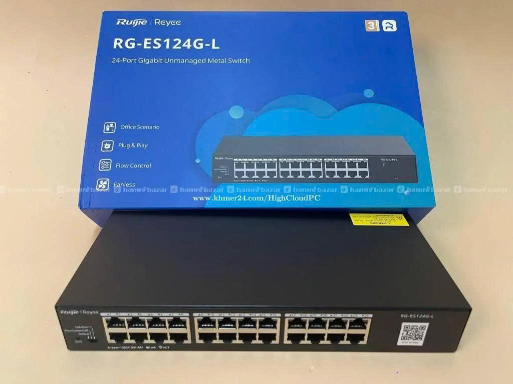 Switch 24 cổng RUIJIE REEYE RG-ES124G-L 3 Switch 24 cổng RUIJIE REEYE RG-ES124G-L
