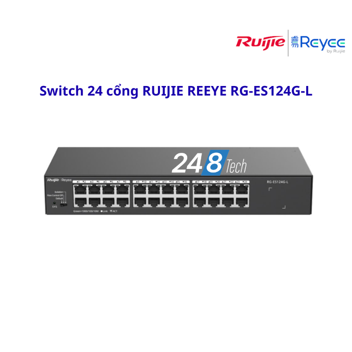 Switch 24 cổng RUIJIE REEYE RG-ES124G-L Switch 24 cổng RUIJIE REEYE RG-ES124G-L