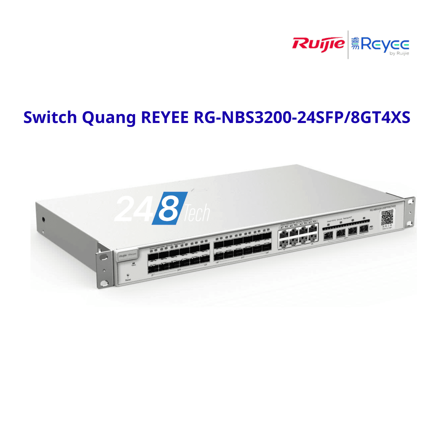 Switch Quang REYEE RG-NBS3200-24SFP8GT4XS (1) Switch Quang REYEE RG-NBS3200-24SFP/8GT4XS