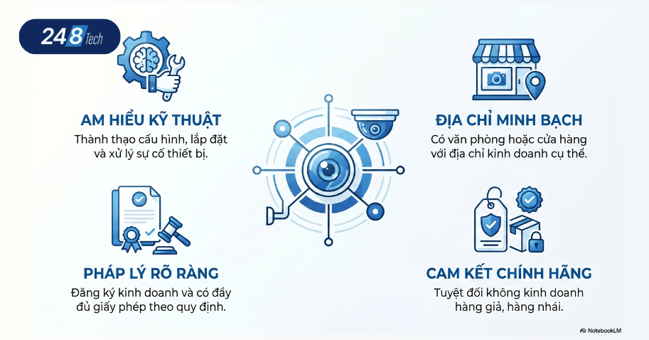 Điều kiện cần thiết để mở đại lý camera